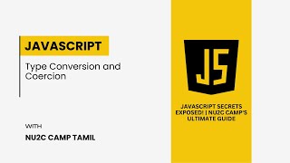 Complete JavaScript A to Z in Tamil | Type Conversion and Coercion Explained