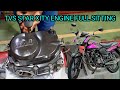 #tvs #motorcycle  tvs Meteo full engine sitting | tvs Star city engine fitting | tvs metro engine