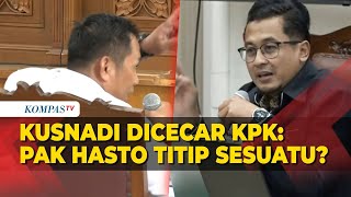 [FULL] Jawab Kusnadi Staf Hasto saat Dicecar KPK di Sidang Praperadilan: Pak Hasto Titip Sesuatu?