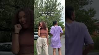 Petite danse avec ma soeur Zendaya🥰 Abonne toi🤡 #zendaya #surprise #famousshorts #humour #star