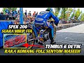 Kejam❗FINAL Bebek 4 Tak TU 200 CC OPEN, Detik2 Raka Komang Pecah 6 Detik DRAG BIKE PONOROGO