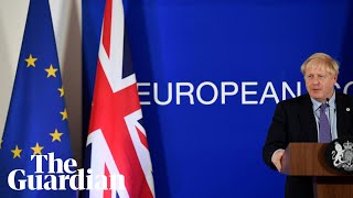 Brexit: Boris Johnson gives speech on UK's priorities for UK-EU trade deal – watch live
