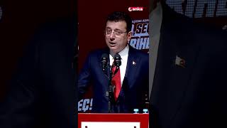 Ekrem İmamoğlu’ndan iktidara: “Onlara güle güle demeyi dört gözle bekliyorum” #shorts