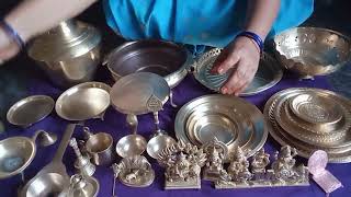 Brass Puja items @MM-20145/பித்தளை பூஜை பொருட்கள்