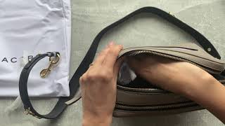 Marc jacobs THE SOFTSHOT 27 / CEMENT MULTI BAG/ UNBOXING