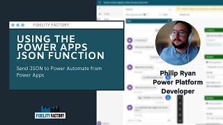 How to: Use the Power Apps JSON Function to send data to Power Automate