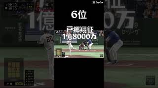 巨人年俸ランキング2024  #巨人  #プロ野球　#年俸 #ランキング