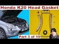 Part 3 - Honda CRV 2.0 K20 A4 Head Gasket Repair. Timing Chain episode.  #crv #k20 #k24 #hondacrv