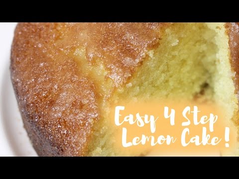Easy 4 Step Lemon Cake! | fabuloushannah Easy 4 Step Lemon Cake! | fabuloushannah
