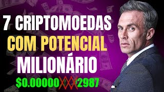 AS 7 CRIPTOMOEDAS MEMES QUE PODEM FAZER DE VOCÊ UM MILIONÁRIO COM POUCO DINHEIRO.