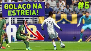 TIME NOVO 🇺🇸  GOLAÇO NA ESTREIA! ⚽️ FIFA 18 THE JOURNEY #5 (Gameplay em PT-BR Full HD)