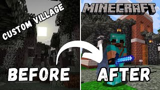 Transforming the Pale Garden into a CUSTOM Village! (New Minecraft Update)