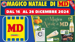 Volantino MD dal 16 al 26 dicembre 2024 🎄 SCOPRI IL MAGICO NATALE DI MD ! 🟩⬜️🟥 #anteprima