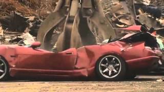 Illegal 1995 Nissan Skyline GT-R (R33) gets crushed by U.S officials