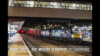 4K 88006 'Juno' / 68017 'Hornet' depart Peterborough working 4Z82 - 24/05/20.