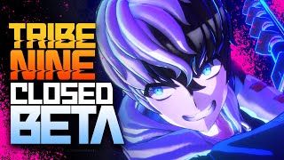 TRIBE NINE - CLOSED BETA GAMEPLAY - Danganronpa Action RPG