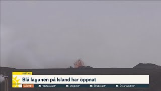 Experten: Vulkanutbrott på Island kan bli långvarigt | Nyhetsmorgon | TV4 & TV4 Play