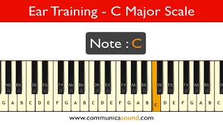 EAR TRAINING GAME - C Major Scale - Notes