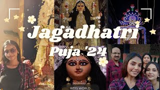 Jagadhatri puja 2024❤️ First time chandannagar gelam 👀🫶🏻 Darun experience 🥰🥰🥰