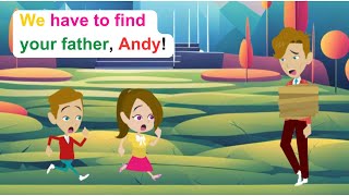 Ella rescues Andy's father - Comedy Animated Story - Ella English