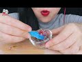 asmr rainbow desserts *edible spoons bear candy giant jelly 무지개 디저트 *먹는 숟가락 코하쿠토 eating mukbang 먹방