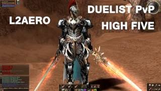 Lineage 2 Duelist High Five H5 PvP l2aeron Test Server 2016