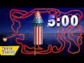 5 Minute Fire Works Rocket Music Timer - Happy 4th of July!