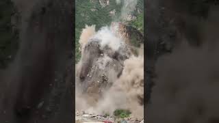 blasting mountain | man made disaster ⛰️🙏🙏