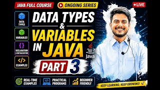 Data Types & Variables in Java Explained | Part 3 | Beginner to Pro