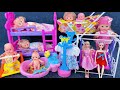 10 Minutes Satisfying with Unboxing Cute Baby Stroller，Doll Swinging Seat Playset ASMR | Review Toys