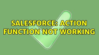 Salesforce: Action Function not working