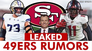 🚨LEAKED: San Francisco 49ers 2024 NFL Draft Plans REVEALED? 49ers Rumors On Roger Rosengarten