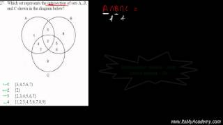 Intersection of Three Sets  - Set Theory - Integrated Algebra 26