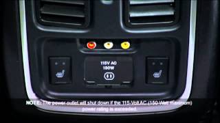 2013 Jeep Grand Cherokee | Electrical Power Outlet