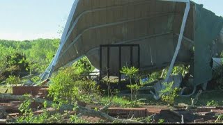 Upson County home picked up by storm, dropped onto highway