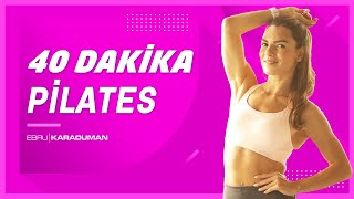 PİLATES | Tüm vücudu sıkılaştıran 40 dakika pilates egzersizi!