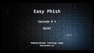 hackthebox.eu - Easy Phish: OSINT