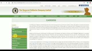 SCCL Recruitment 2020 | Management Trainee | Degree/CA/ICWA/CMA are Eligible