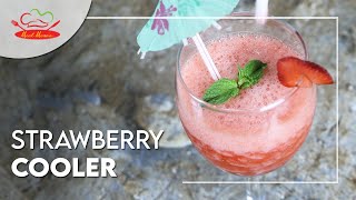 Strawberry Cooler Drink | Strawberry Slush Recipe | How to Make Strawberry Cooler 2021 | Meal Mazaa