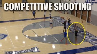 COMPETITIVE Basketball Shooting Drill - "4-UP"