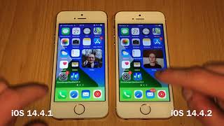 iPhone SE iOS 14.4.2 vs 14.4.1 Full Speed comparison!!!