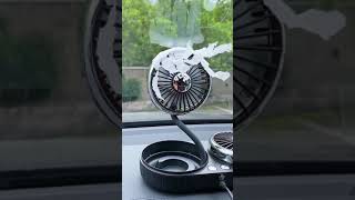 Car Dual Head Fan 3 Speed Levles for Dashboard SUV RV Truck Home Office #shorts