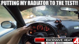 Uphill Touge Run In 100 Degree Weather.. | RX7 POV