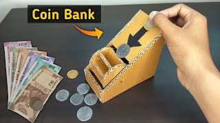 How to Make Coin Bank from Cardboard | Piggy Bank ATM Amazing Cardboard Project