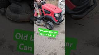 Selling this lawn tractor. Doesn't look pretty but it's still running #great #lawntractor #mower