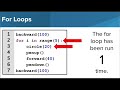 For Loops