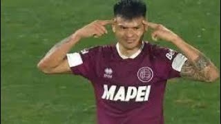 Walterbo's goal for Lanus against Tigre in the Argentine League.