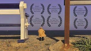 Une balade à la mer / A ride towards the sea (stop motion film)