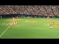 パリーグファンも一緒に大歓声！筒香嘉智応援歌 2017.7.14 第1打席