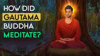 How did Gautama Buddha Meditate?